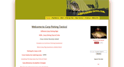 Desktop Screenshot of carp-fishing-tactics.com